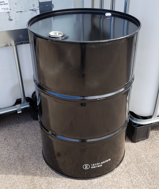 Stainless Steel Drum, new 110 litre clamp top with 2 bungs - Smiths of the  Forest of Dean