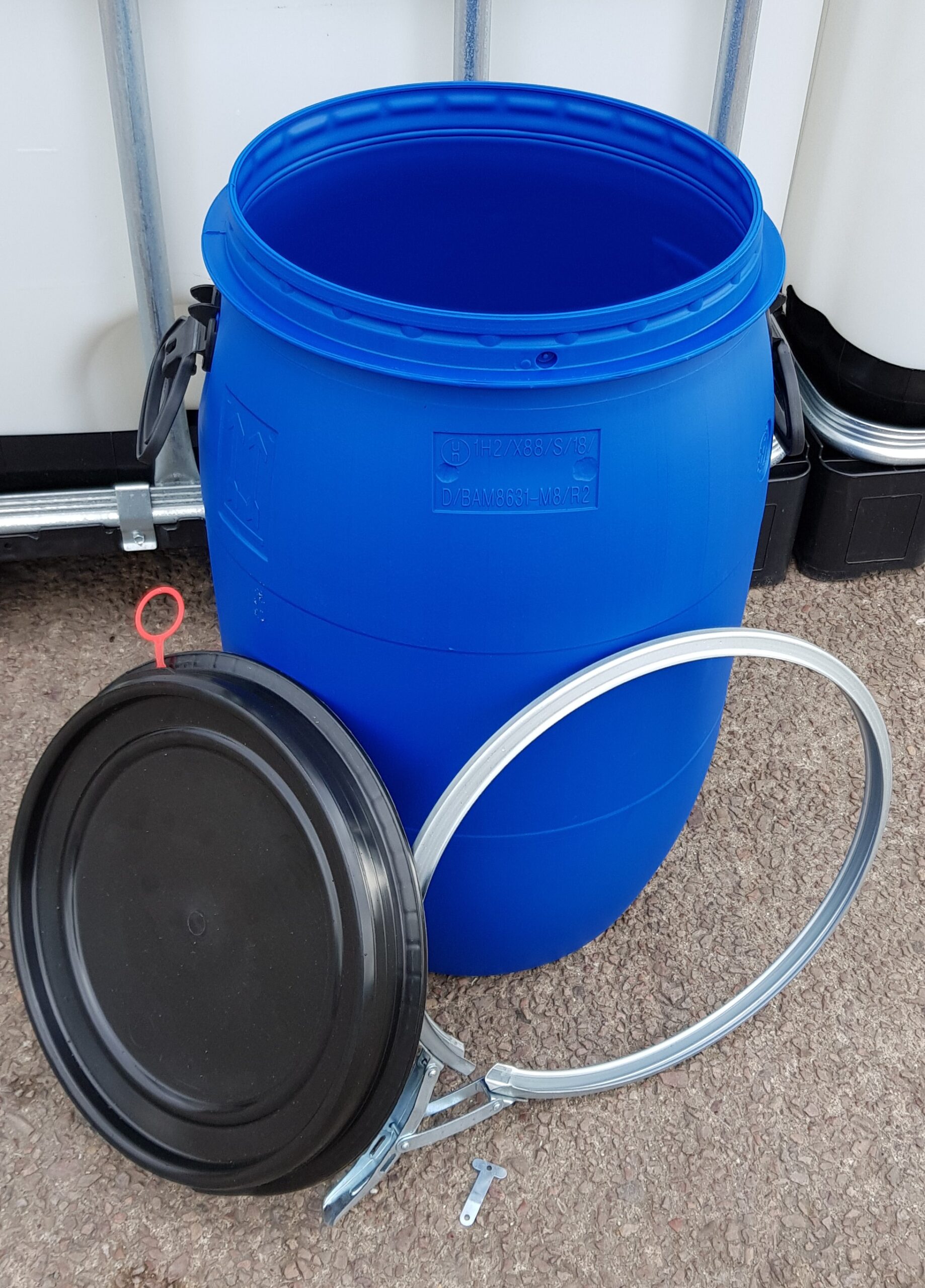 60 Litre Stainless Steel Open Top Drum - ITP Packaging